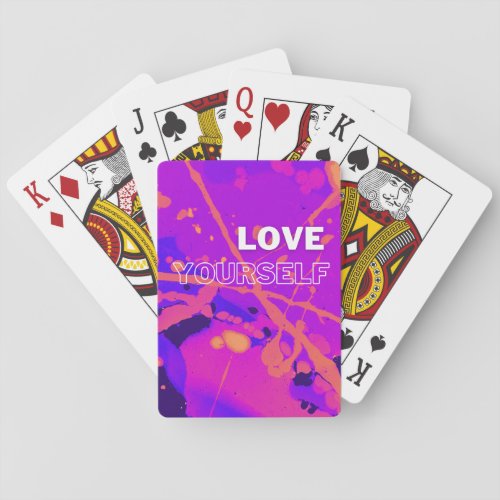 Love Yourself Playing Cards