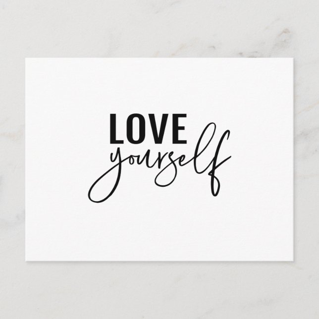love yourself postcard (Front)