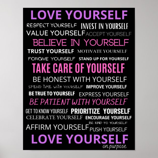 Love Yourself Poster (Front)