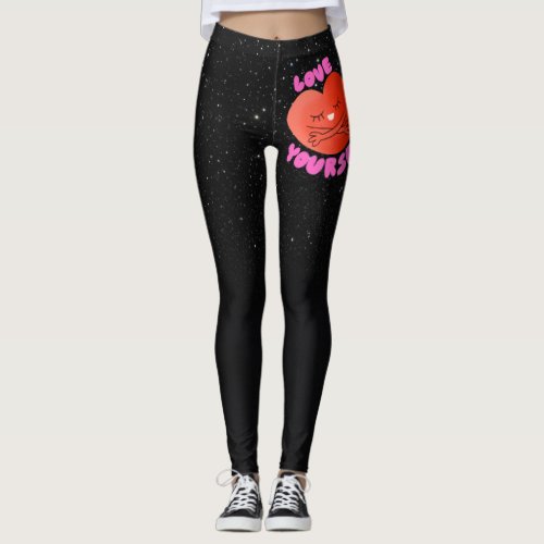 Love Yourself Self_Care Collection Leggings