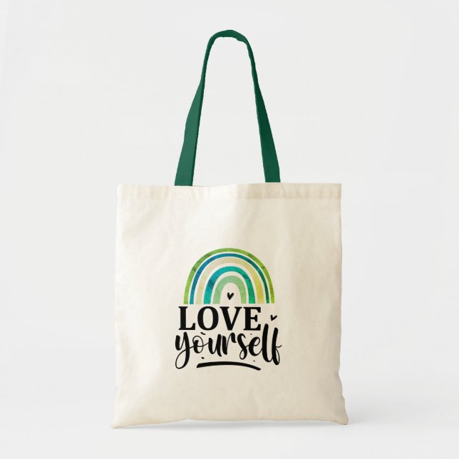 Love yourself tote bag (Front)