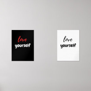 love yourself wall art sets