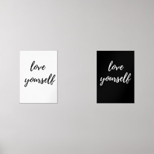 love yourself wall art sets