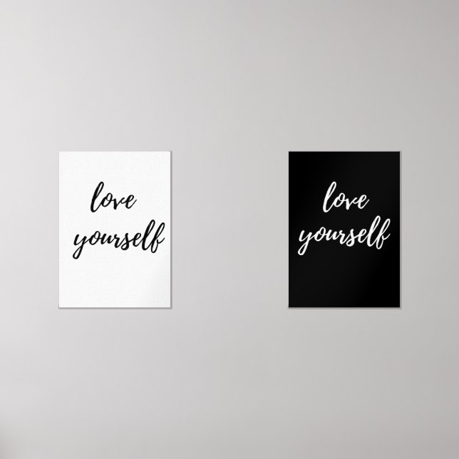 love yourself wall art sets (Front)