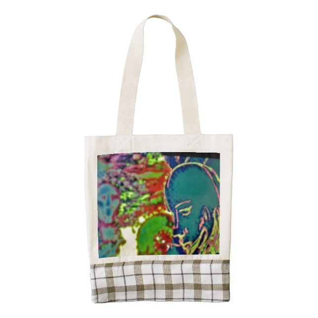Love Zazzle HEART Tote Bag (Front)