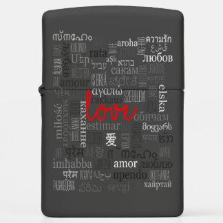 Love Zippo (Black) Zippo Lighter