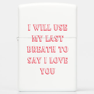 Love Zippo Lighter