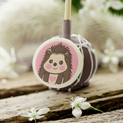 Loveable Hedgehog Birthday Party Cake Pops