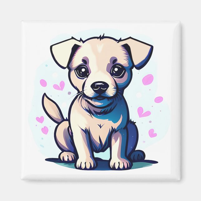 Loveable Lab Magnet (Front)