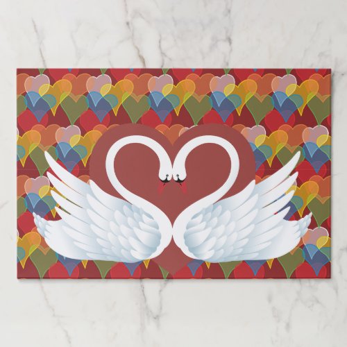 Loveable Swans  Paper Pad