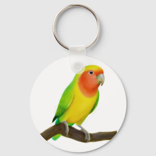 Lovebird Keychain (Front)