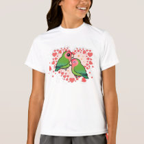Lovebird Love Heart Women's Basic Long Sleeve T-Shirt