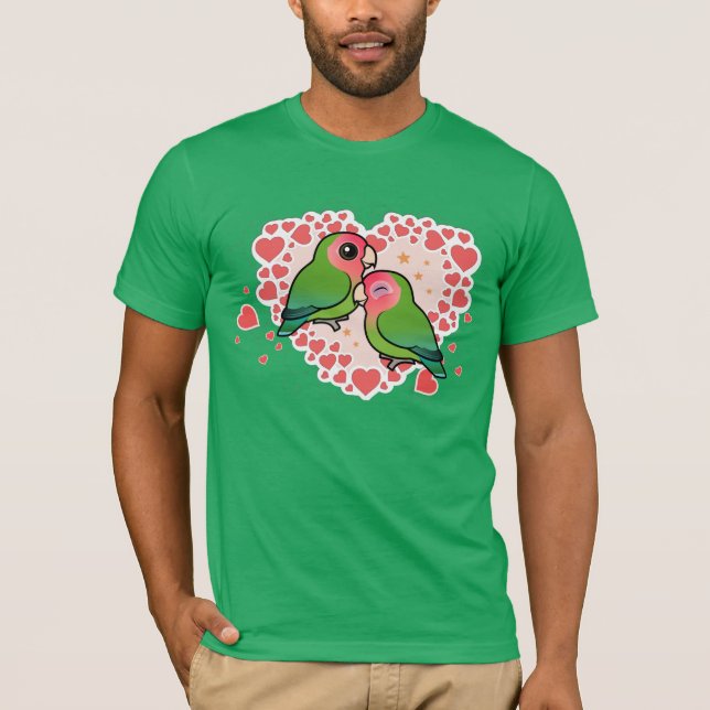 Lovebird Love Heart T-Shirt (Front)