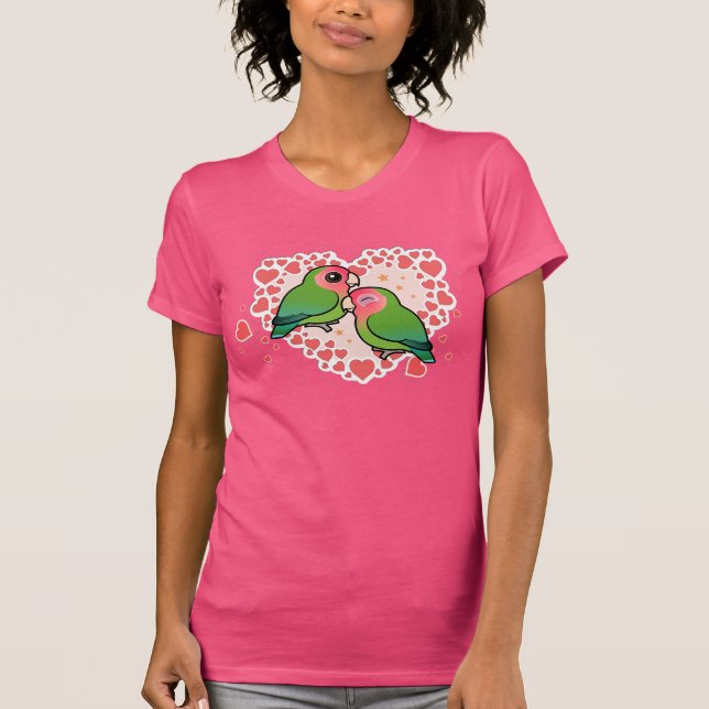 Lovebird Love Heart T-Shirt (Front)