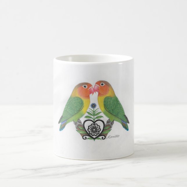 lovebird mug (Center)