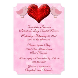 Valentine Bridal Shower Invitations 3