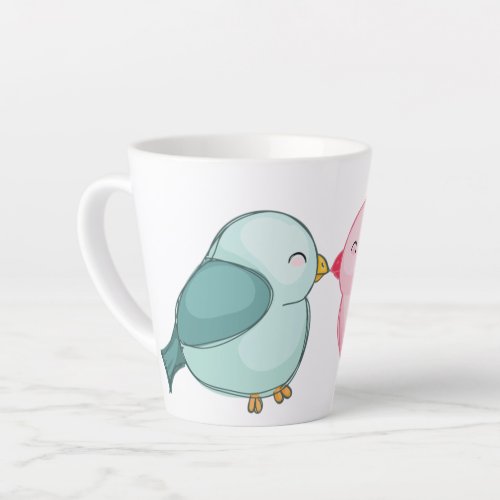 lovebirds_birds_love_romance latte mug