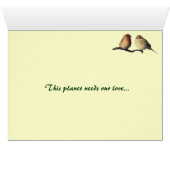 Lovebirds Earth Day (Inside Horizontal (Bottom))