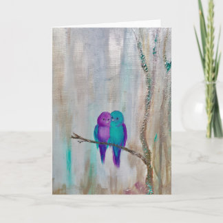 Lovebirds Greeting Cards