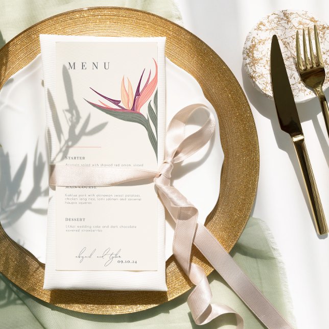 Lovebirds in Paradise Flat Menu (Creator Uploaded)