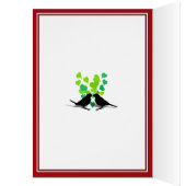 Lovebirds in Tree of Hearts - Summer Love (Inside (Left))