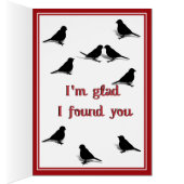 Lovebirds in Tree of Hearts - Summer Love (Inside (Right))