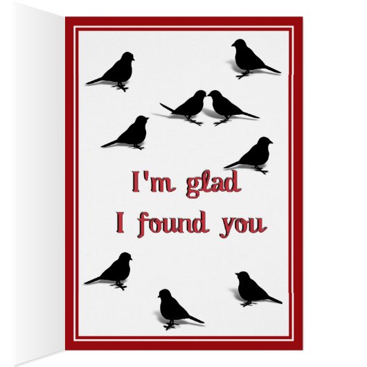 Lovebirds in Tree of Hearts - Summer Love (Inside (Right))