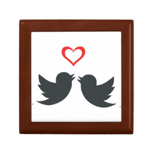 LOVEBIRDS KEEPSAKE BOX