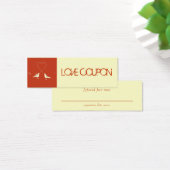 Lovebirds Love Coupon (Desk)