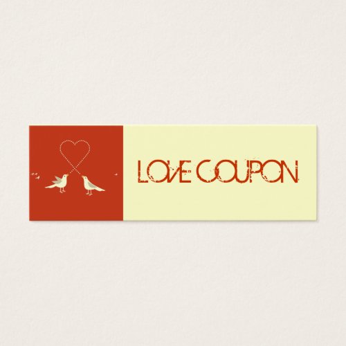 Lovebirds Love Coupon