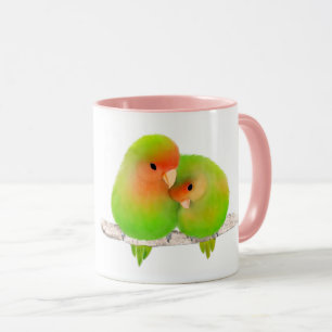 Lovebirds mug