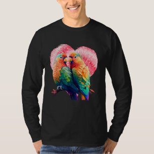Lovebirds Parrot  Lovebird Exotic Birds Bird T-Shirt