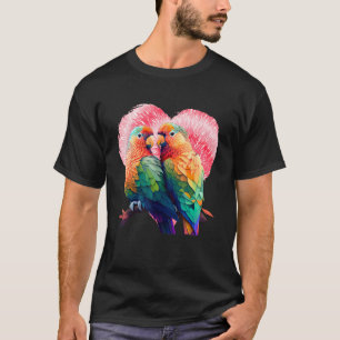 Lovebirds Parrot Lovebird Exotic Birds Bird T-Shirt
