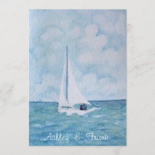 Loveboat (b) wedding invitation