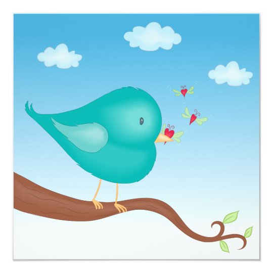 Lovebug gets Lovebird Valentine Card