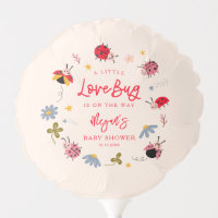 Lovebug Insect Floral Baby Shower