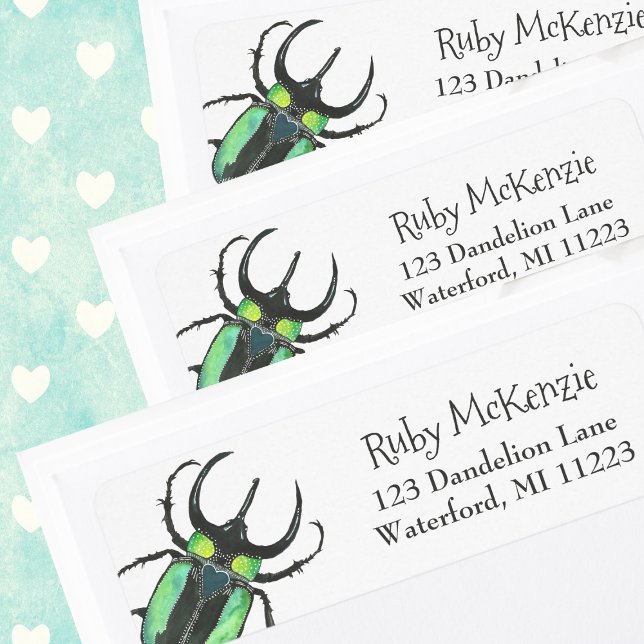 Lovebug Return Address Label (Creator Uploaded)