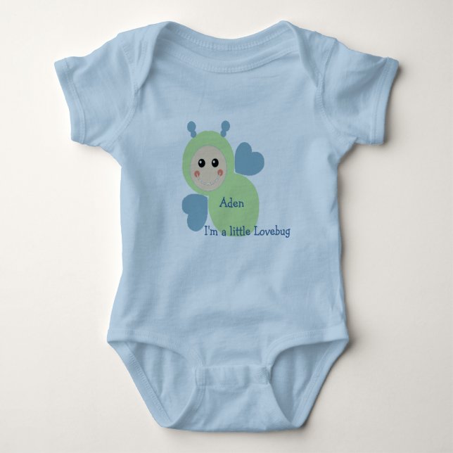 Lovebug T-Shirt Baby Bodysuit (Front)