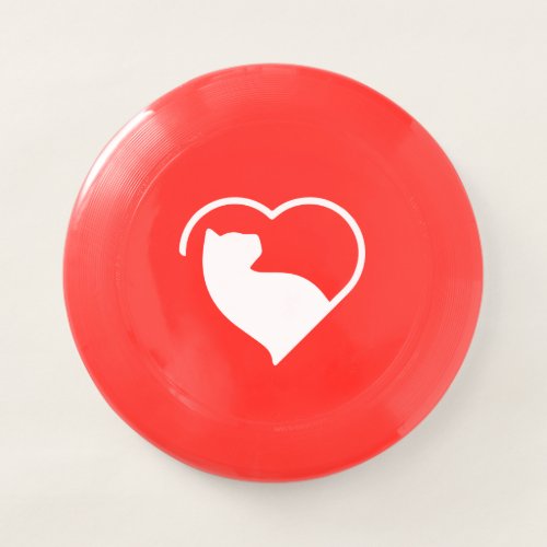 lovecats red Wham_O frisbee