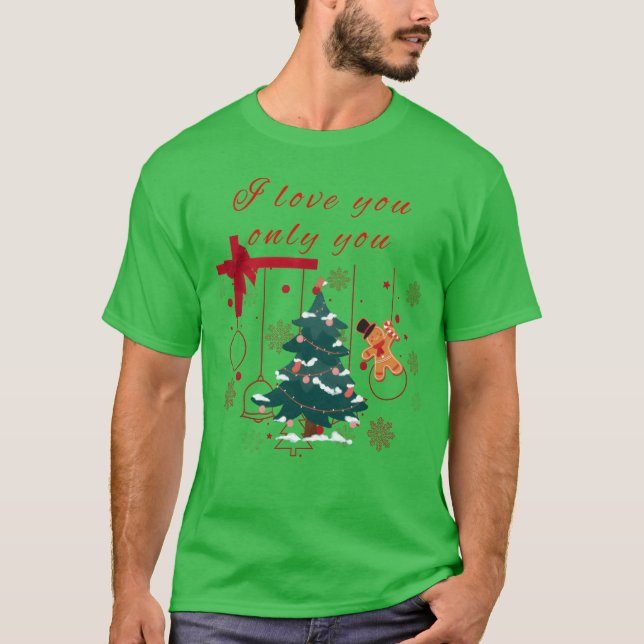 LoveChristmas girl T-Shirt (Front)