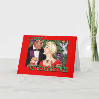 LoveChristmasCouple-GreetingCard Holiday Card