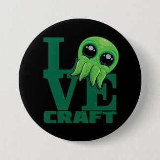 Lovecraft Baby Cthulhu Design – Spooky Cute Love Button