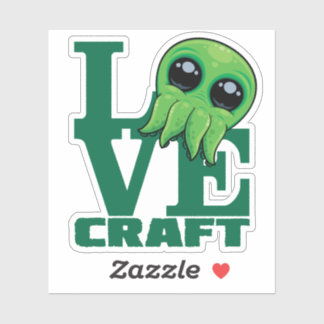 Lovecraft Baby Cthulhu Design – Spooky Cute Love Sticker