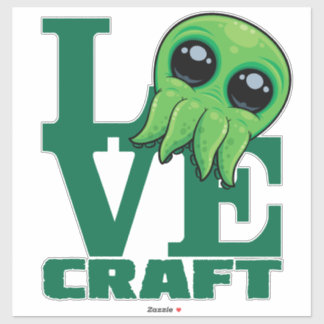 Lovecraft Baby Cthulhu Design – Spooky Cute Love Sticker
