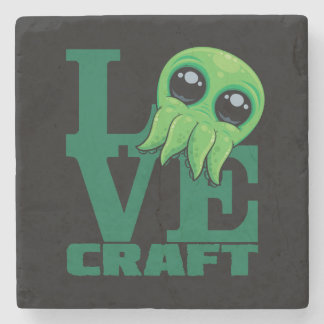 Lovecraft Baby Cthulhu Design – Spooky Cute Love Stone Coaster