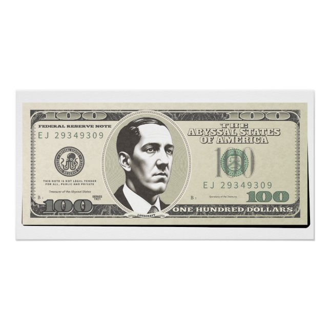Lovecraft Dollar Poster (Front)