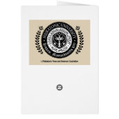 Lovecraft Greeting Card, Lovecraft Portrait (Back)