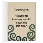 Lovecraft Greeting Card, Lovecraft Portrait (Inside (Right))