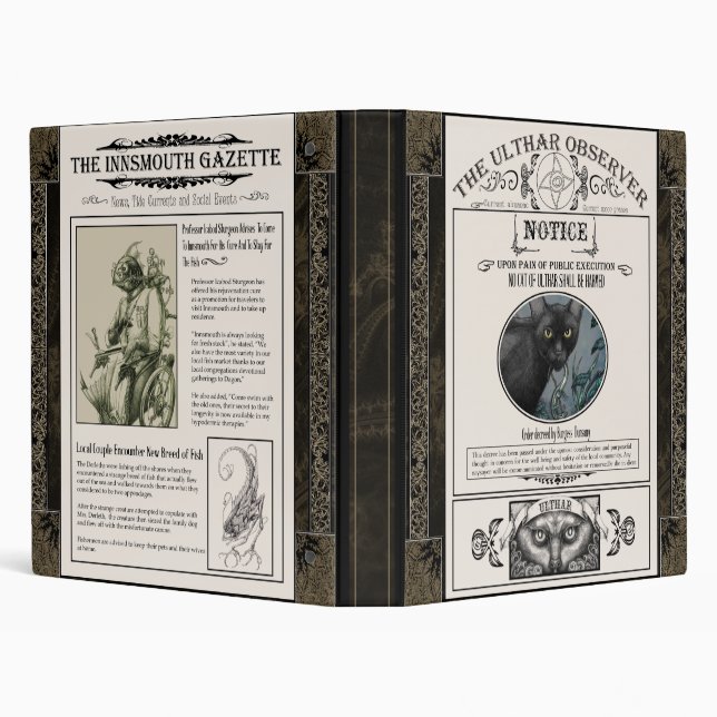 Lovecraft Themed Binder (Background)