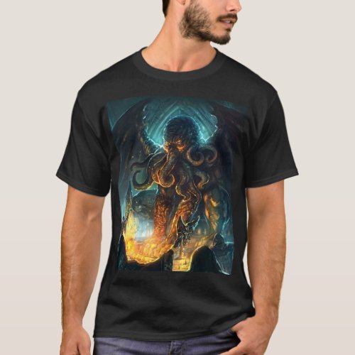 Lovecrafts Cthulhu design classic t_shirt
